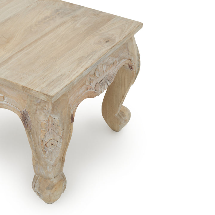 Indira Wood Coffee Table Light Brown