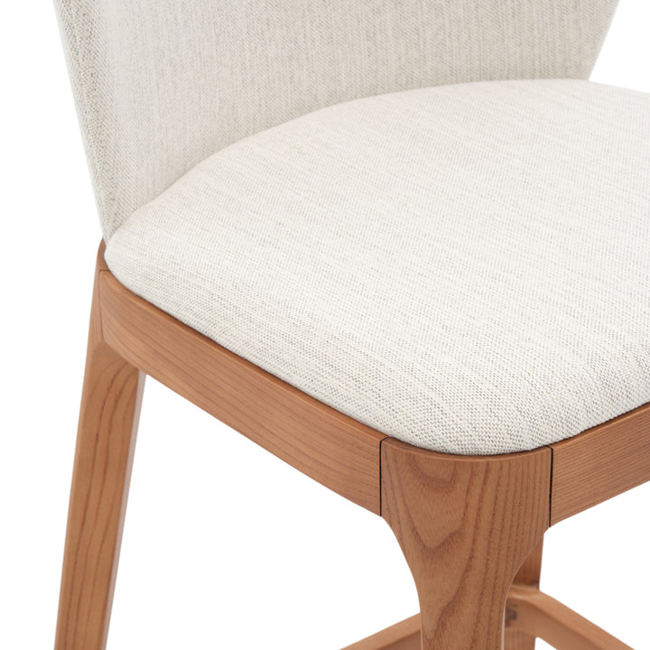 Nelvy Counter Stool Off White