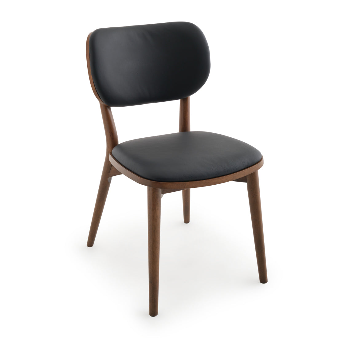 Elinor Leather Chair Dark Brown