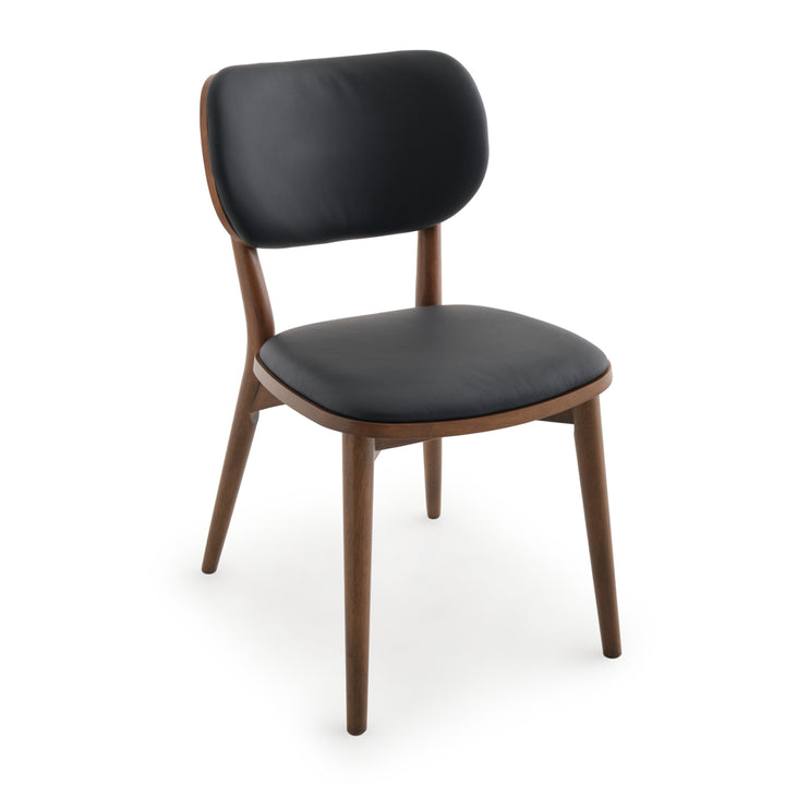 Elinor Leather Chair Dark Brown