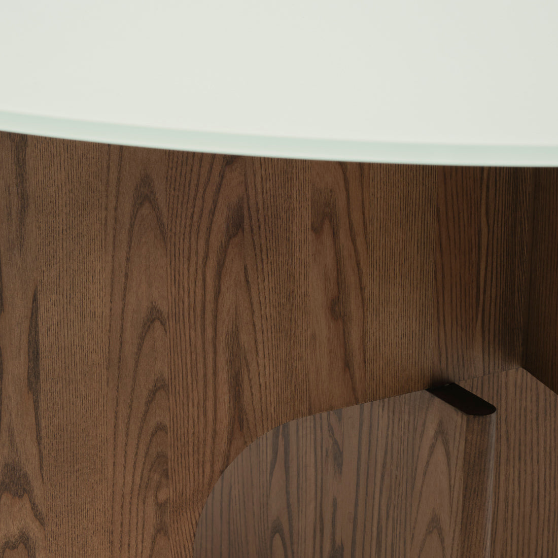 Nicolette Glass Dinette Table Beige