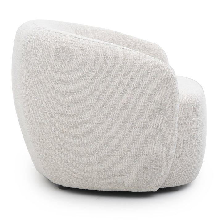 Sorena Fabric Accent Chair Off White