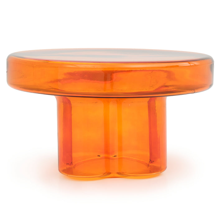 Eira Glass Coffee Table Orange