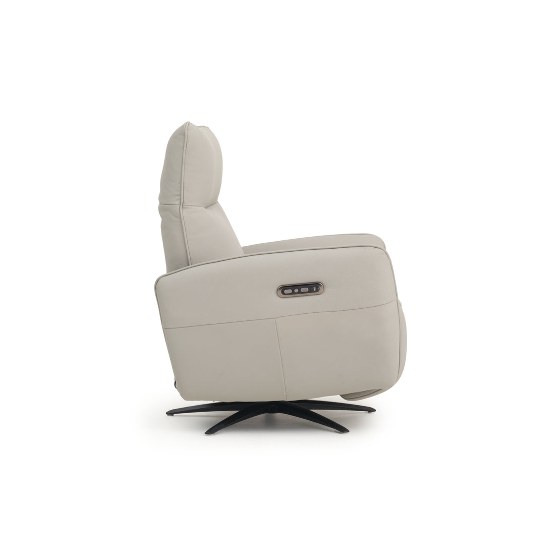 Naruto Reclining Accent Chair Light Grey