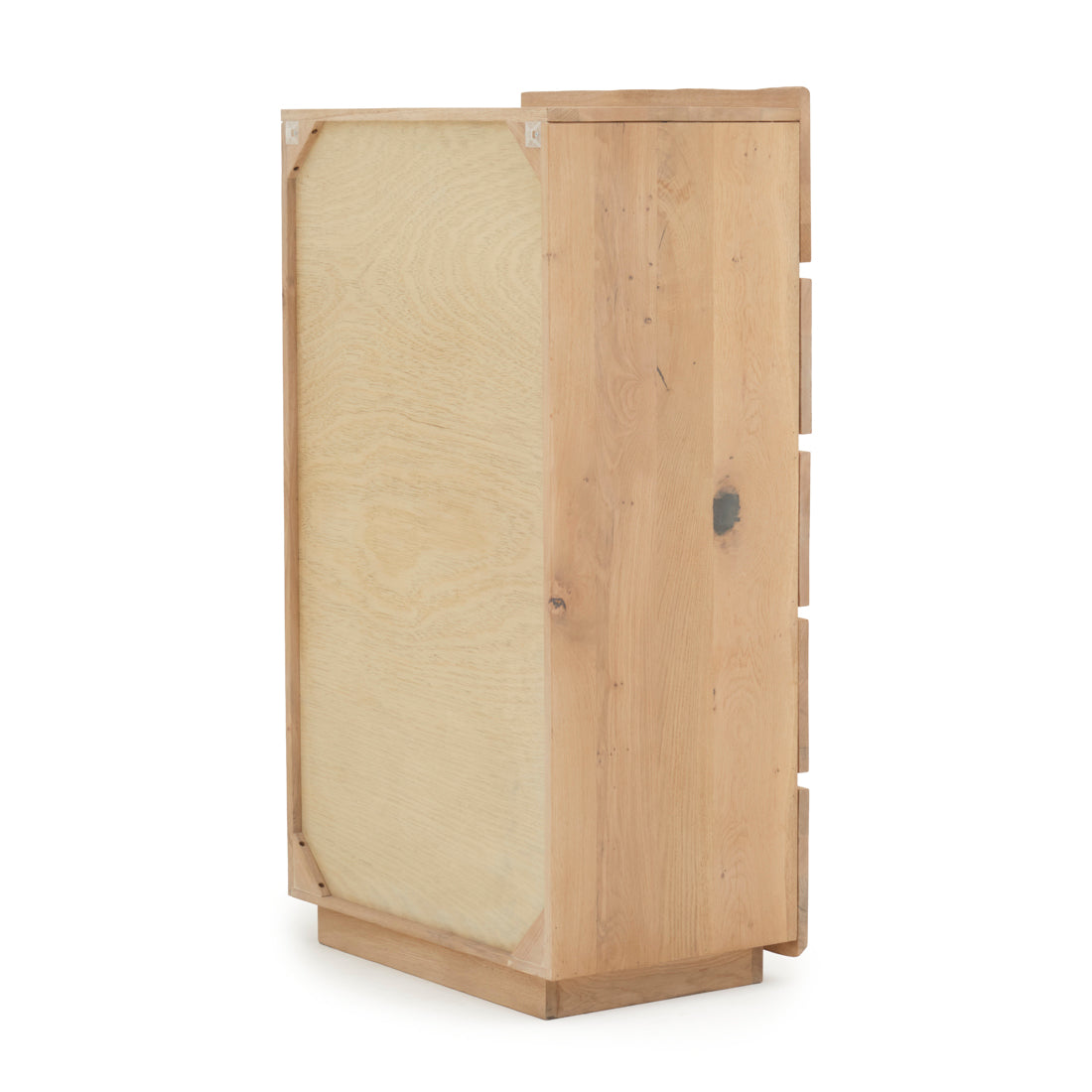 Noemi 5-Drawer Chest Light Brown