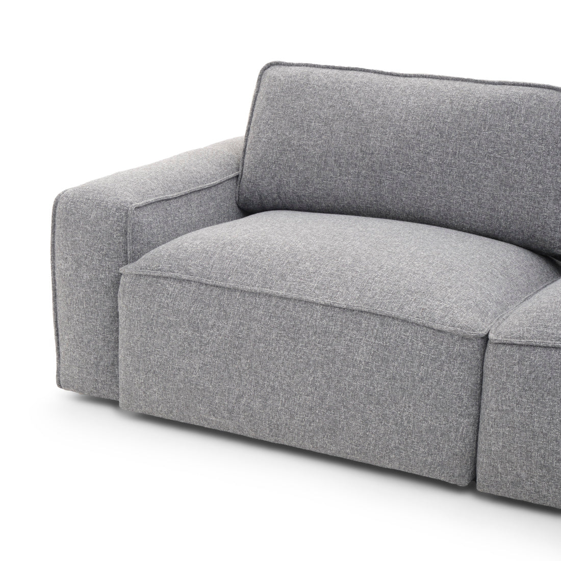 Nash Fabric Modular Sofa Dark Grey