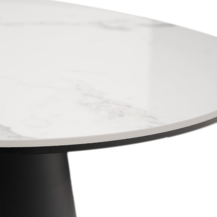Wyon Ceramic End Table Black
