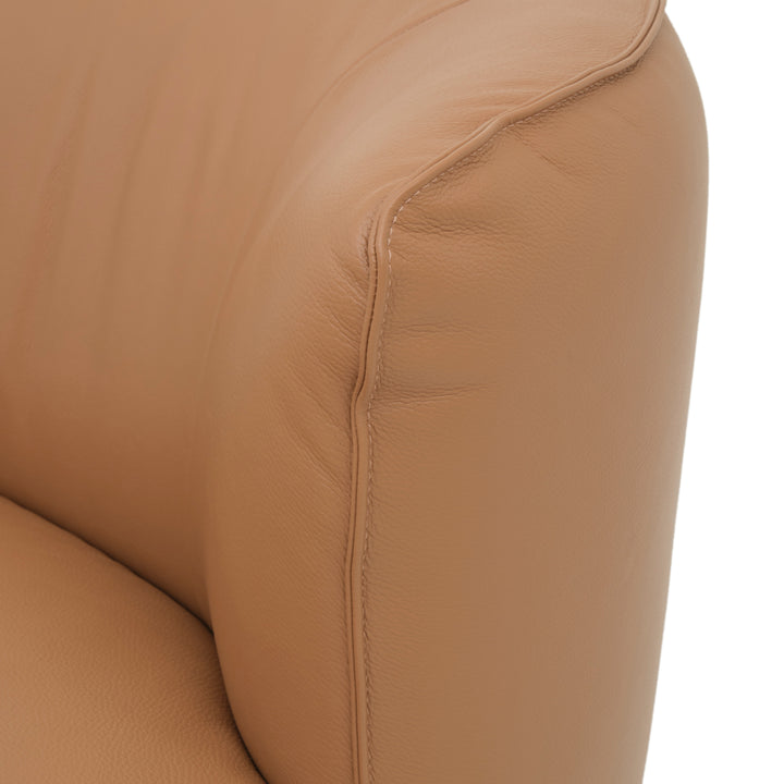 Nahla Swivel Accent Chair Cognac
