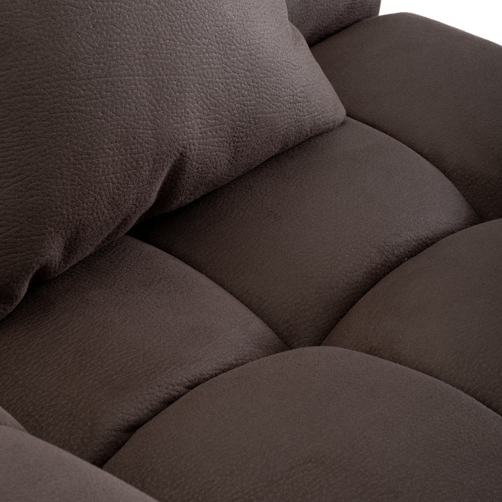 Norika Modular Left Chair Dark Grey
