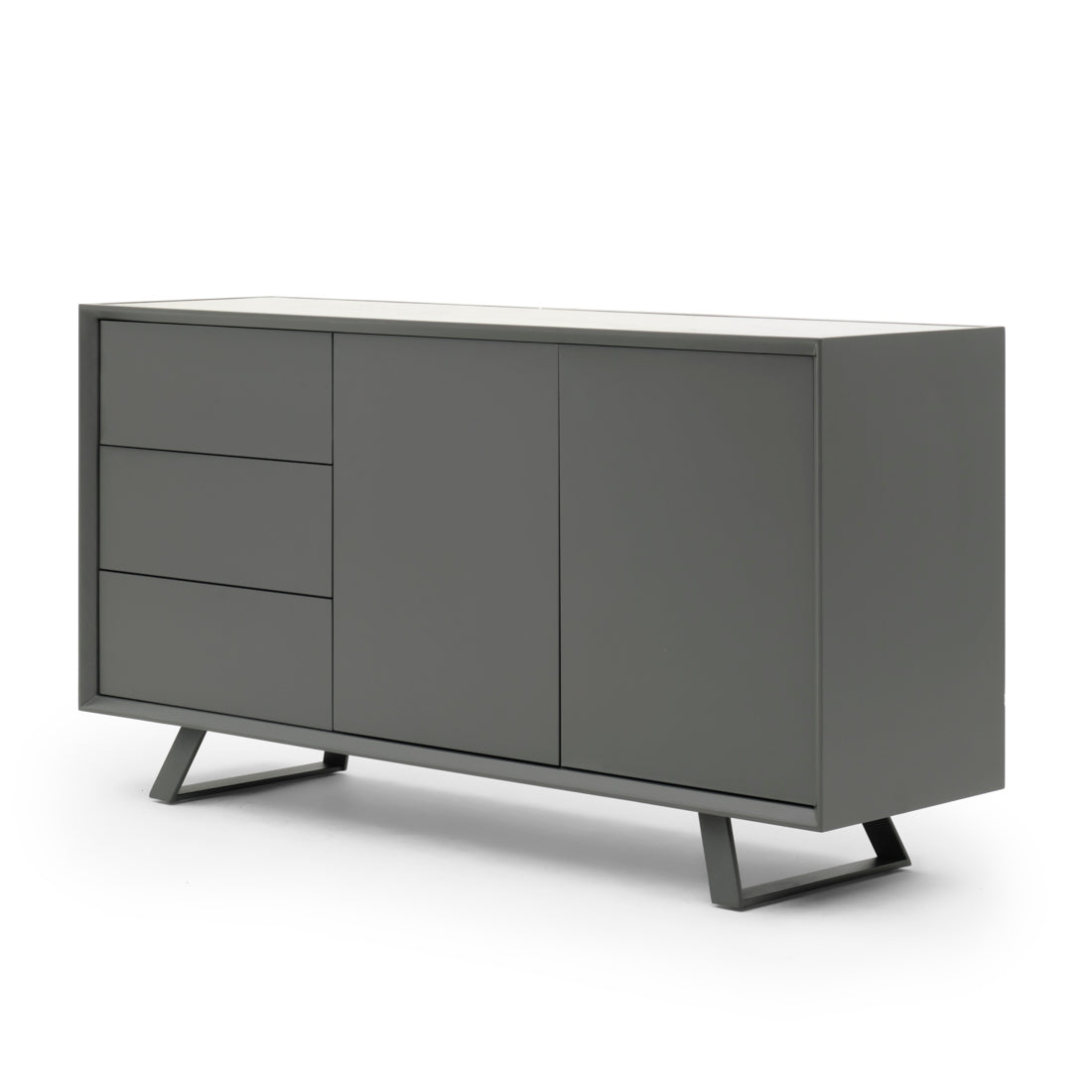 Wimzy Wood Sideboard Dark Grey