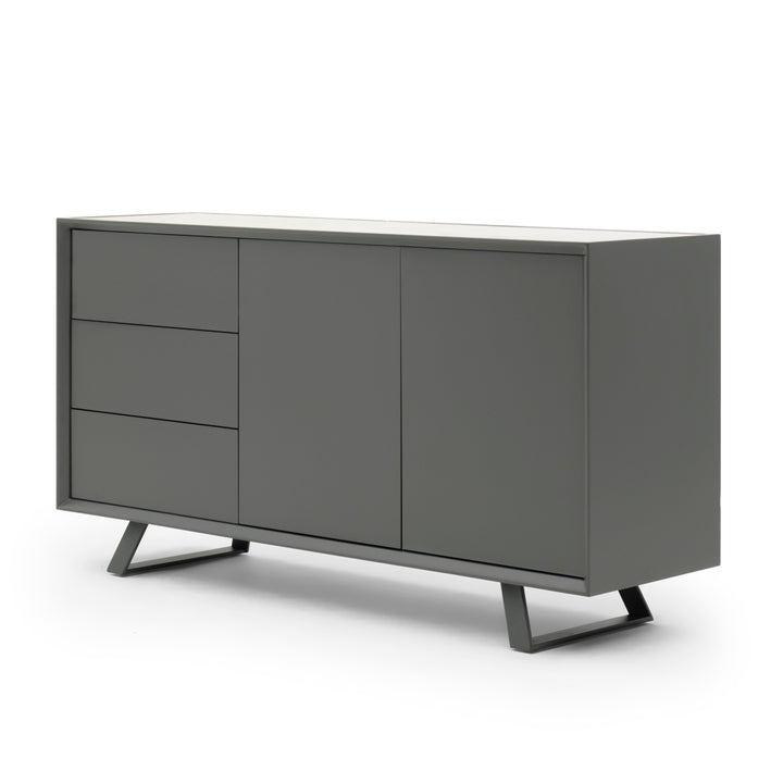 Wimzy Wood Sideboard Dark Grey
