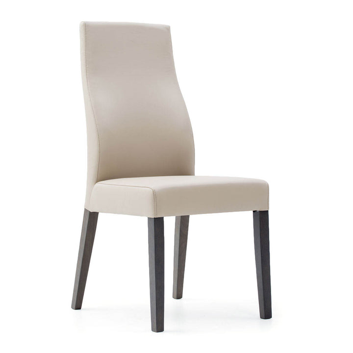 Jennifer Leather Chair Beige