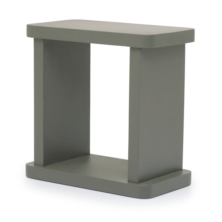 Siya Wood Accent Table Dark Green