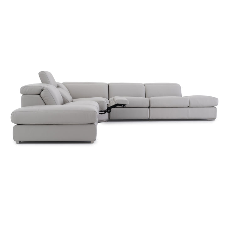 Whitmore Reclining Sectional Sofa Light Grey