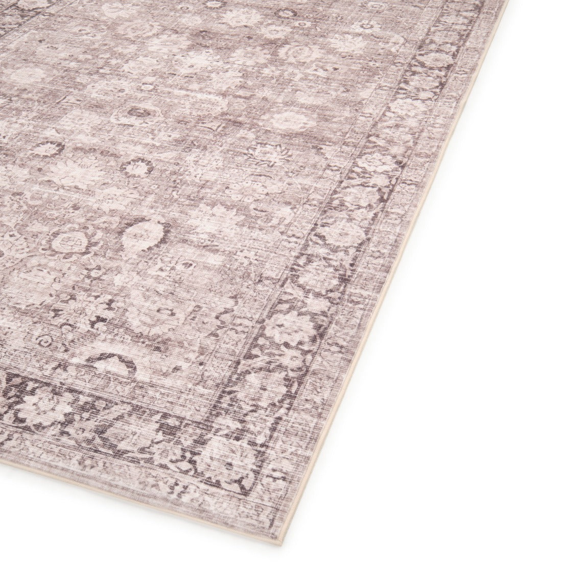 Welvetti Area Rug Dark Brown