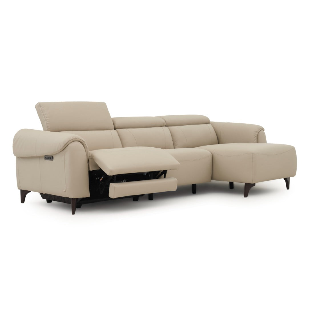 Nevali Reclining Sectional Sofa Beige