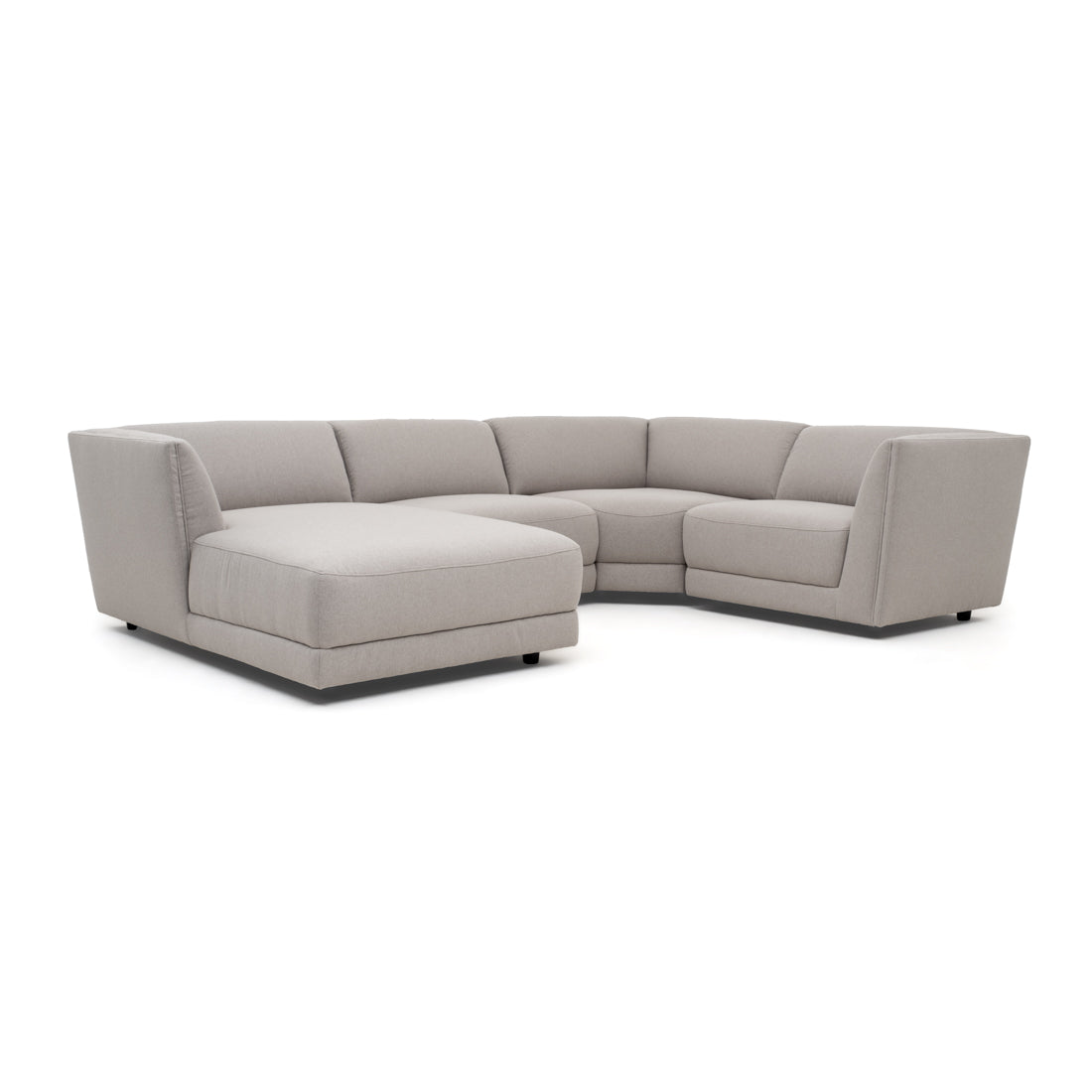 Nathan Fabric Modular Set Light Grey