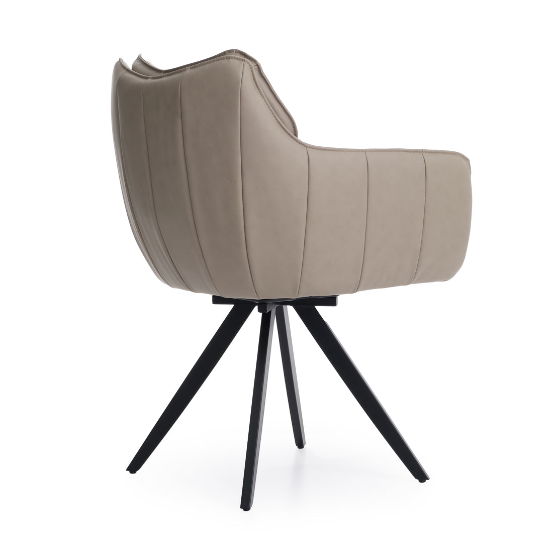 Nahara Swivel Armchair Taupe