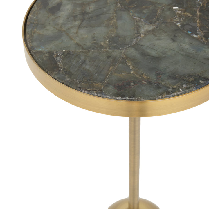 Emil Metal Accent Table Gold