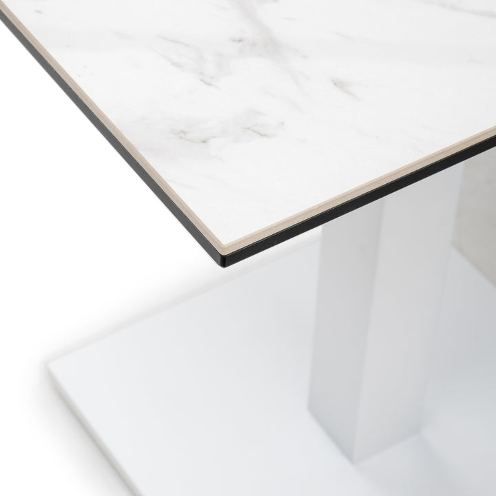 Winter Ceramic Dinette Table White