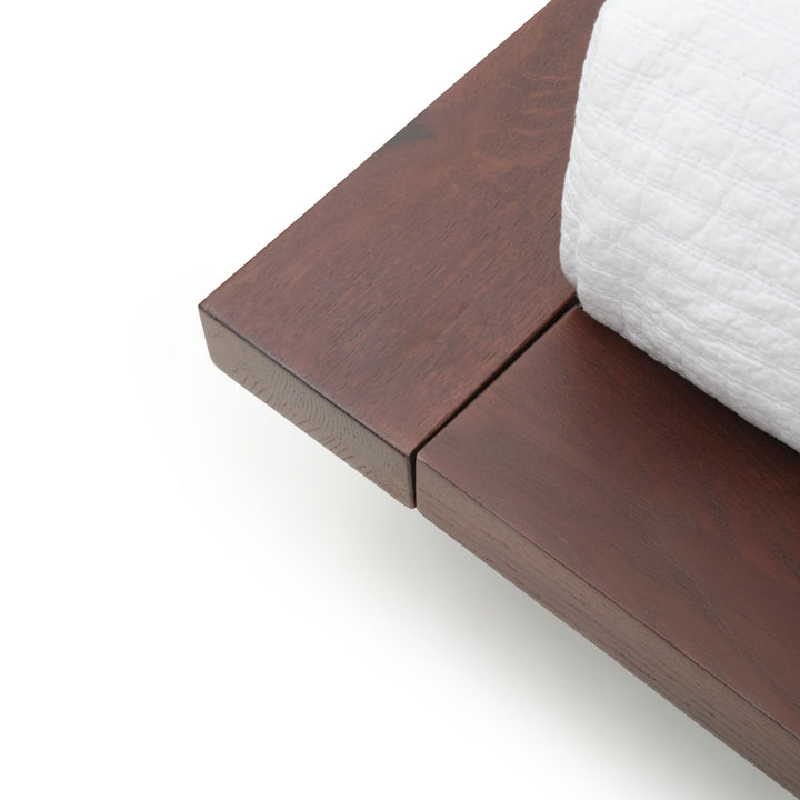 Noemi King Bed Dark Brown