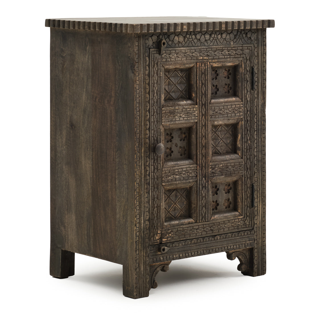 Indira Nightstand Dark Brown
