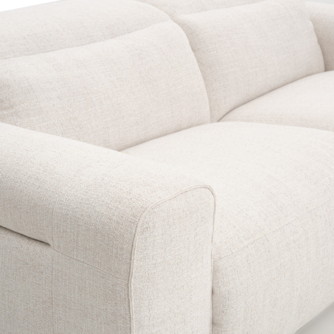 Niguel Fabric Reclining Sofa Beige