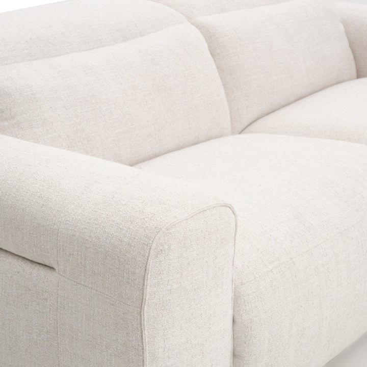 Niguel Fabric Reclining Sofa Beige