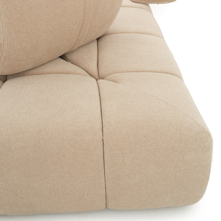 Nerida Fabric Sectional Sofa Beige