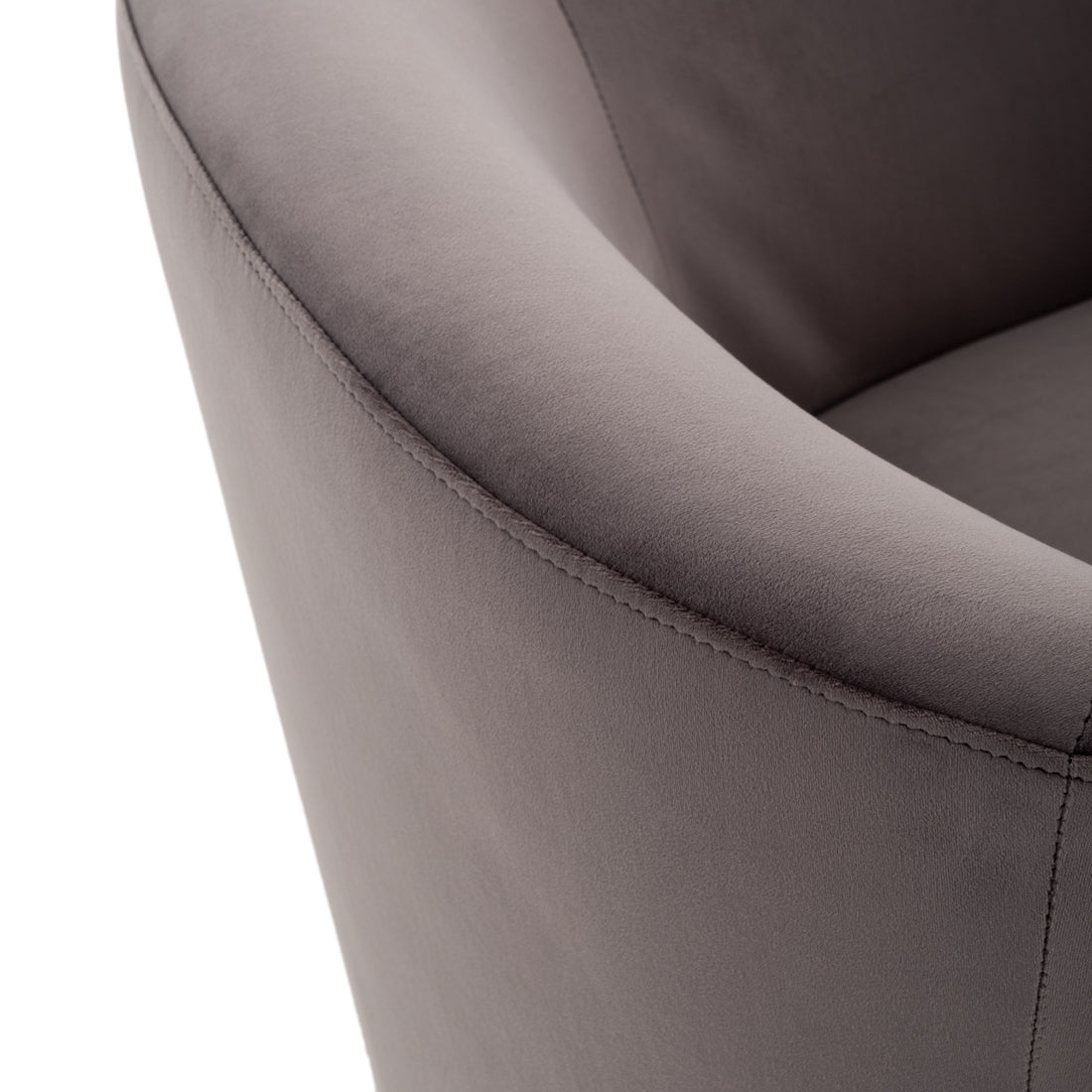 Wyle Swivel Accent Chair Light Grey