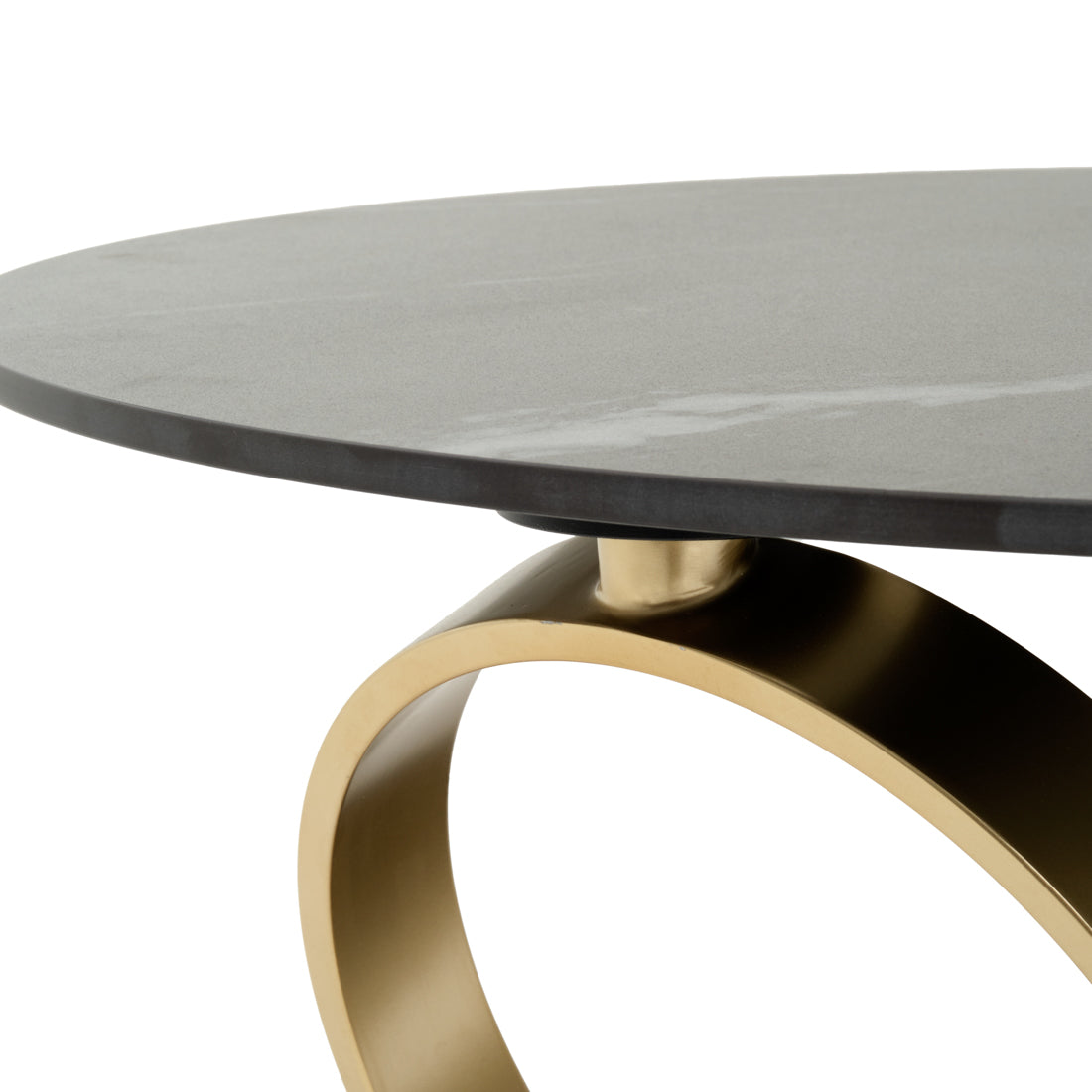 Whitten Ceramic Coffee Table Black