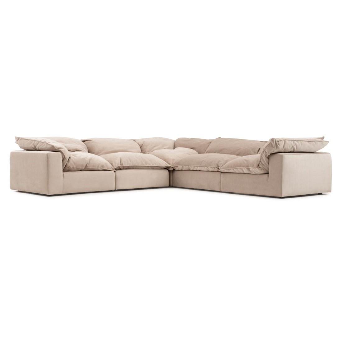 Nuage Fabric Modular Set Beige