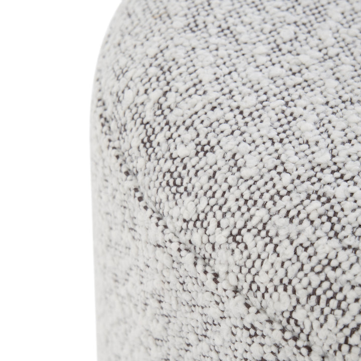 Emondi Fabric Ottoman Light Grey