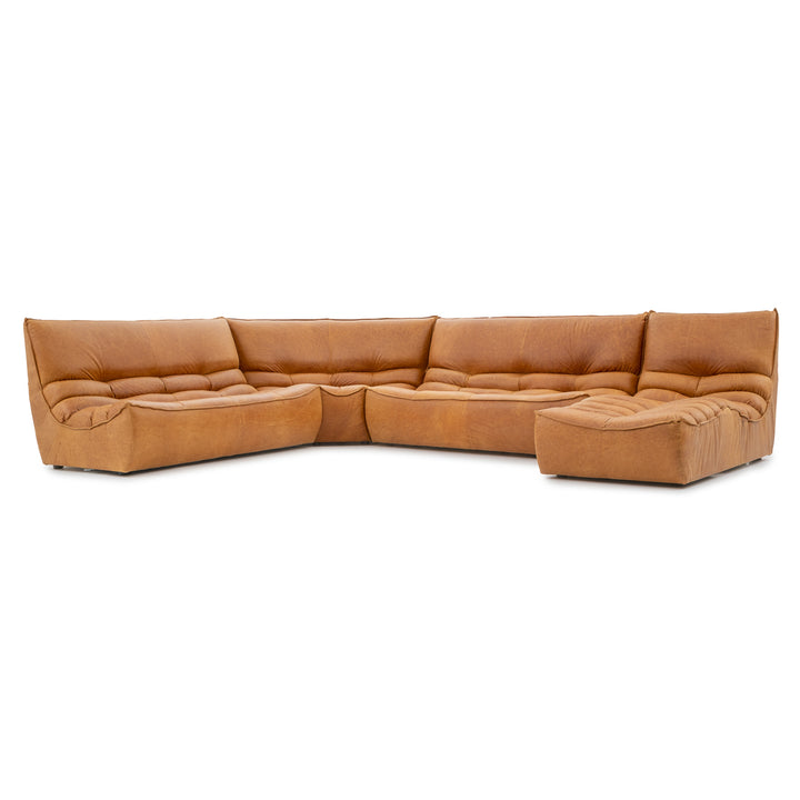 Nesto Leather Modular Set Cognac