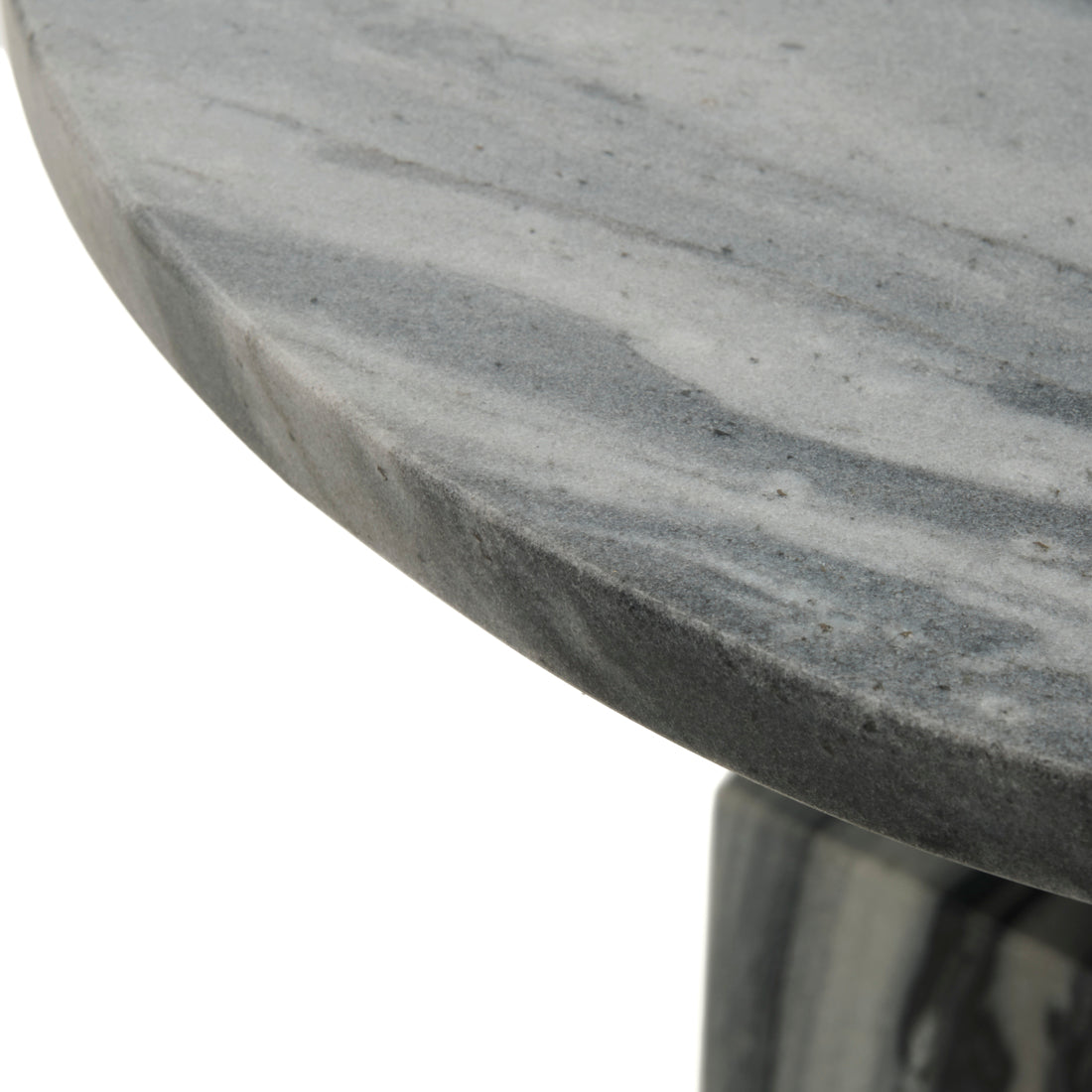 Walterina Marble Accent Table Dark Grey