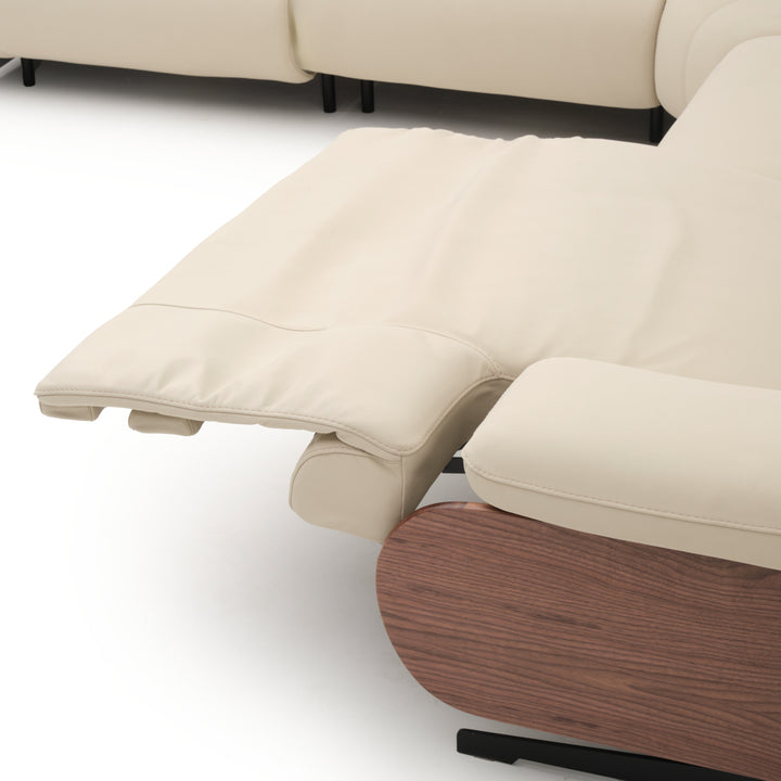 Ellery Reclining Sectional Sofa Beige