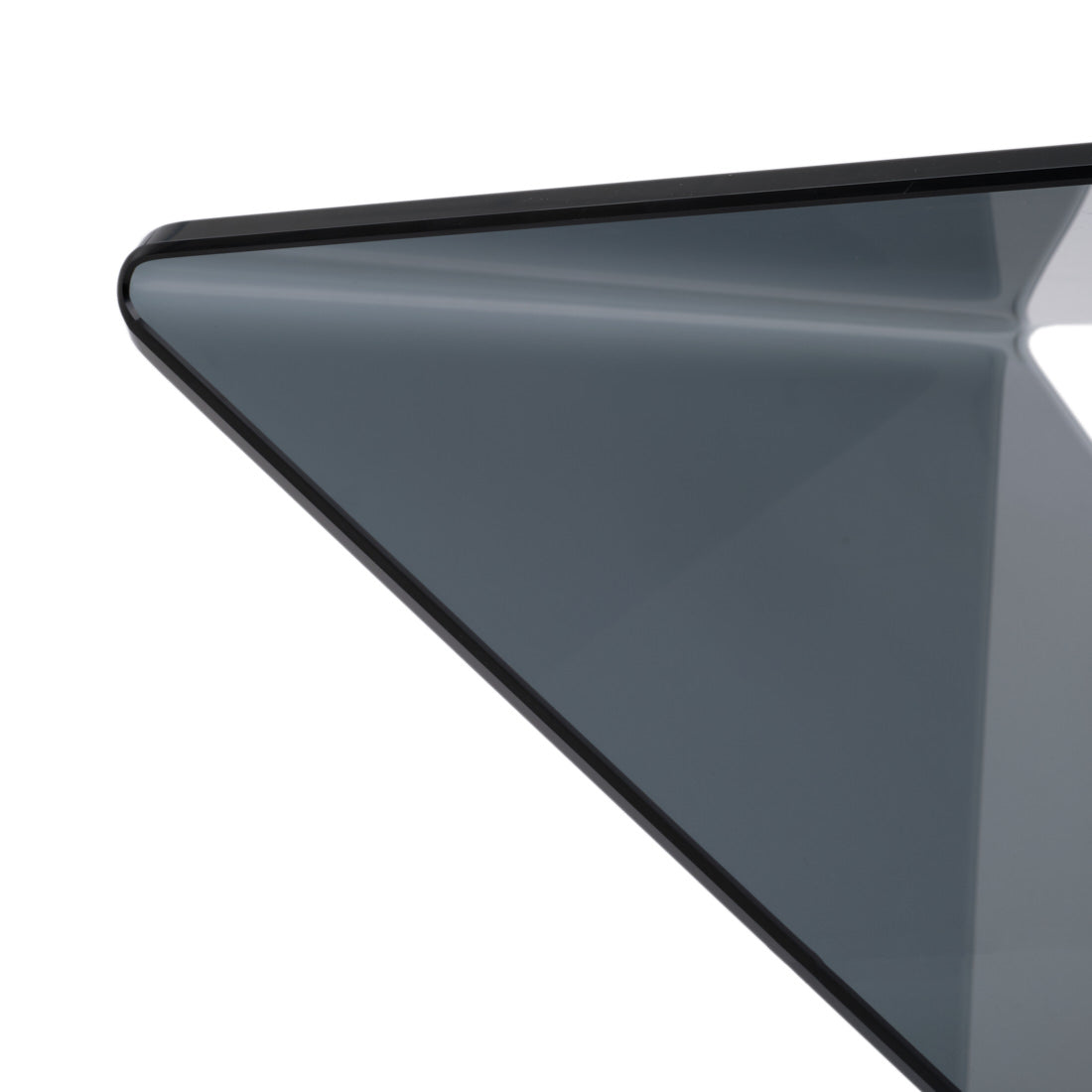 Wenzel Glass Coffee Table Dark Grey
