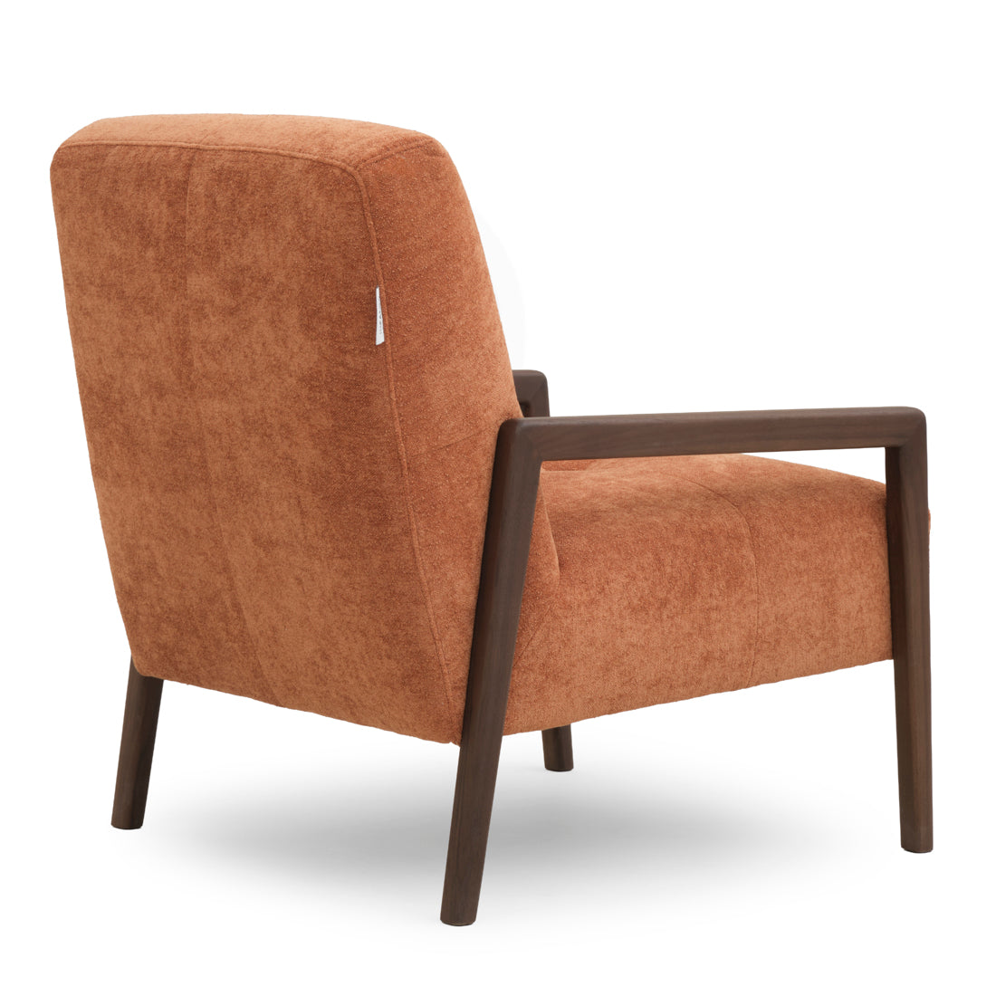 Norina Fabric Accent Chair Orange