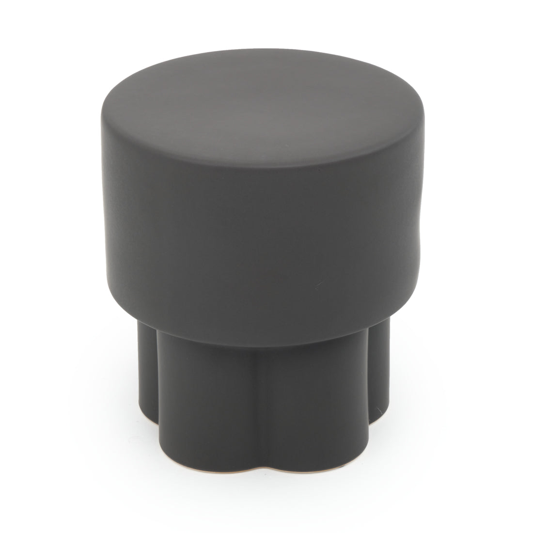 Eflower Accent Stool Dark Grey