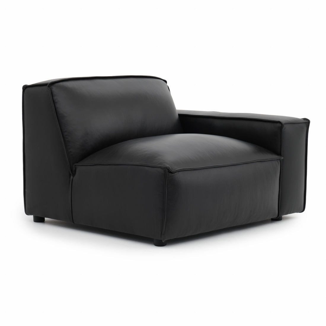 Nook Modular Right Chair Black