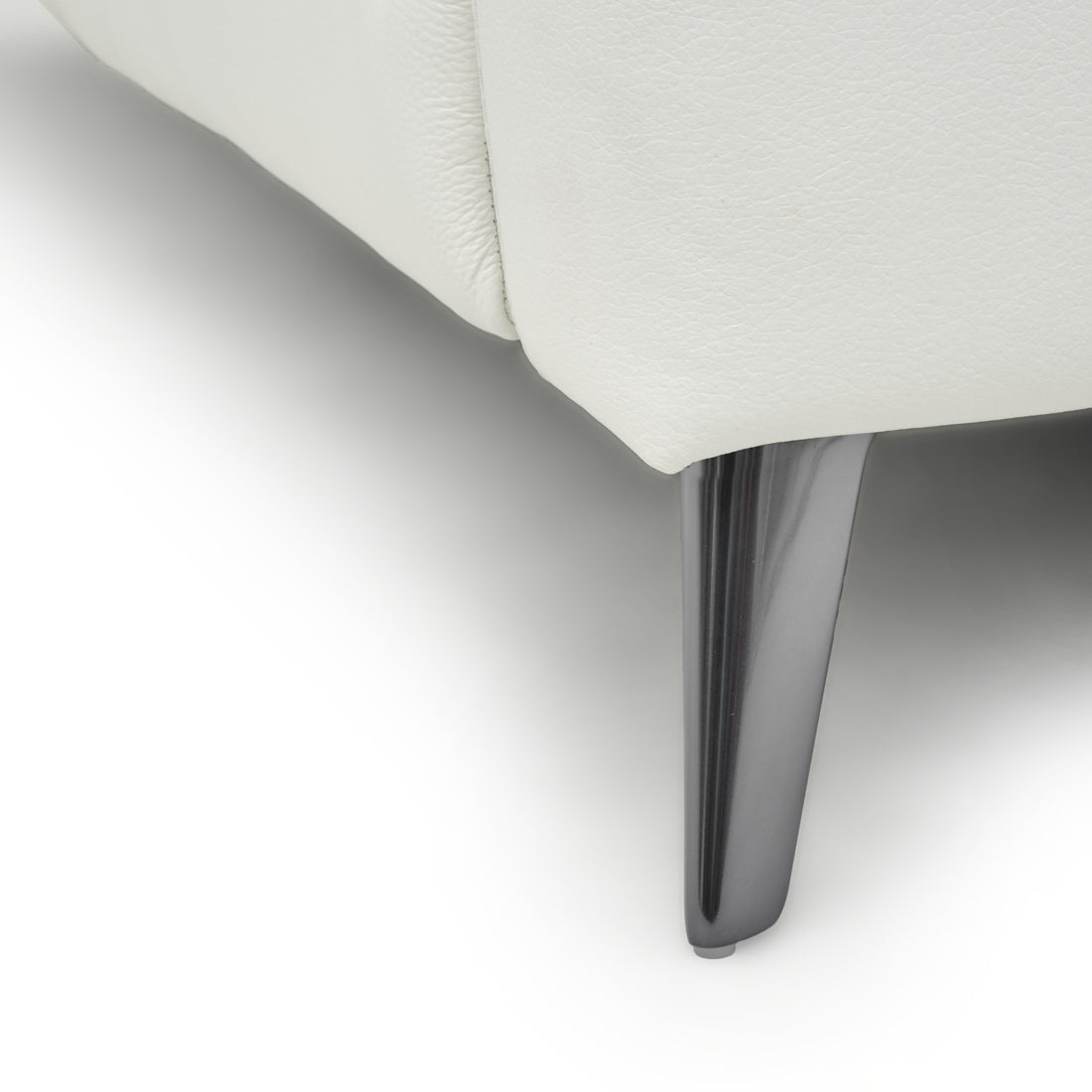 Westlyn Leather Reclining Sofa White