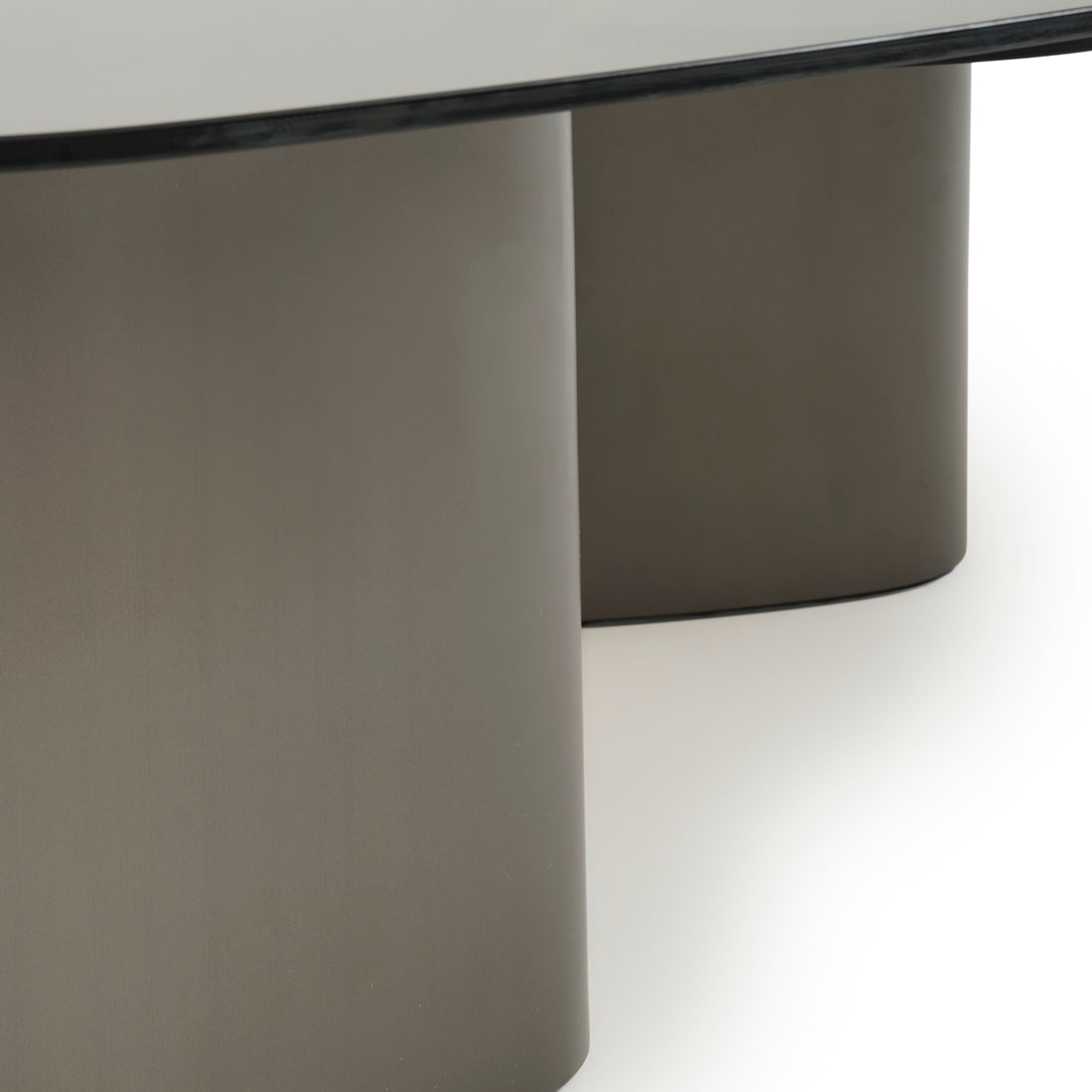 Whitford Glass Coffee Table Dark Grey