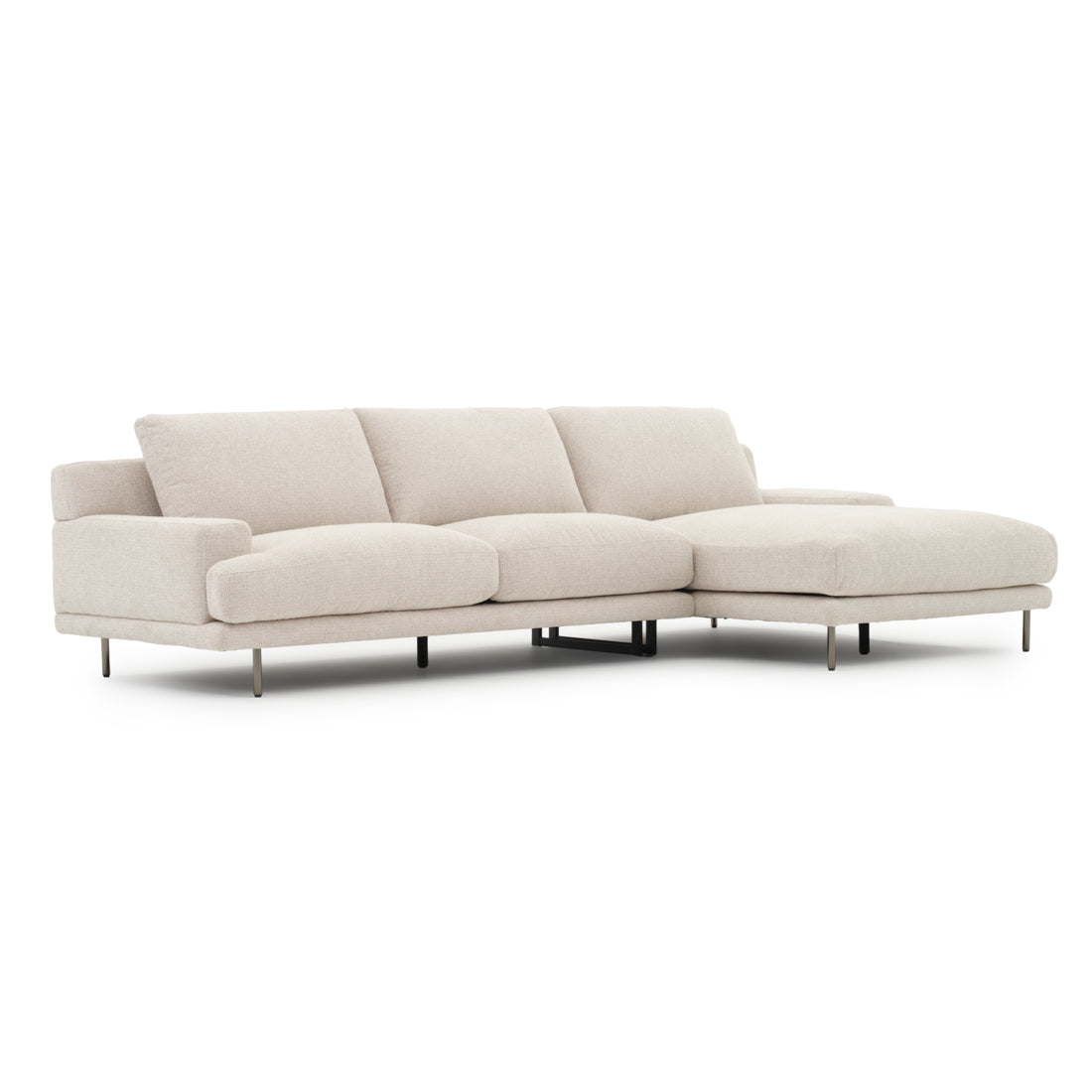 Elizabeth Fabric Modular Set Beige