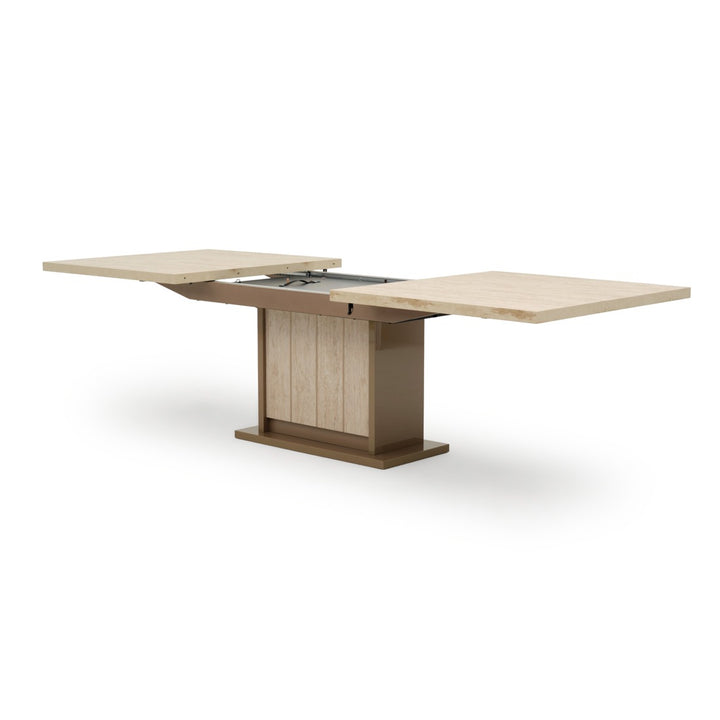 Nunzia Extendable Dining Table Beige