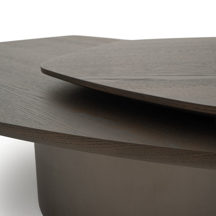 Eirian Wood Coffee Table Dark Grey