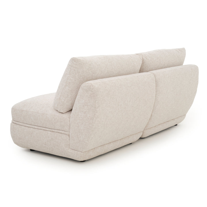 Esteli Fabric Modular Loveseat Beige