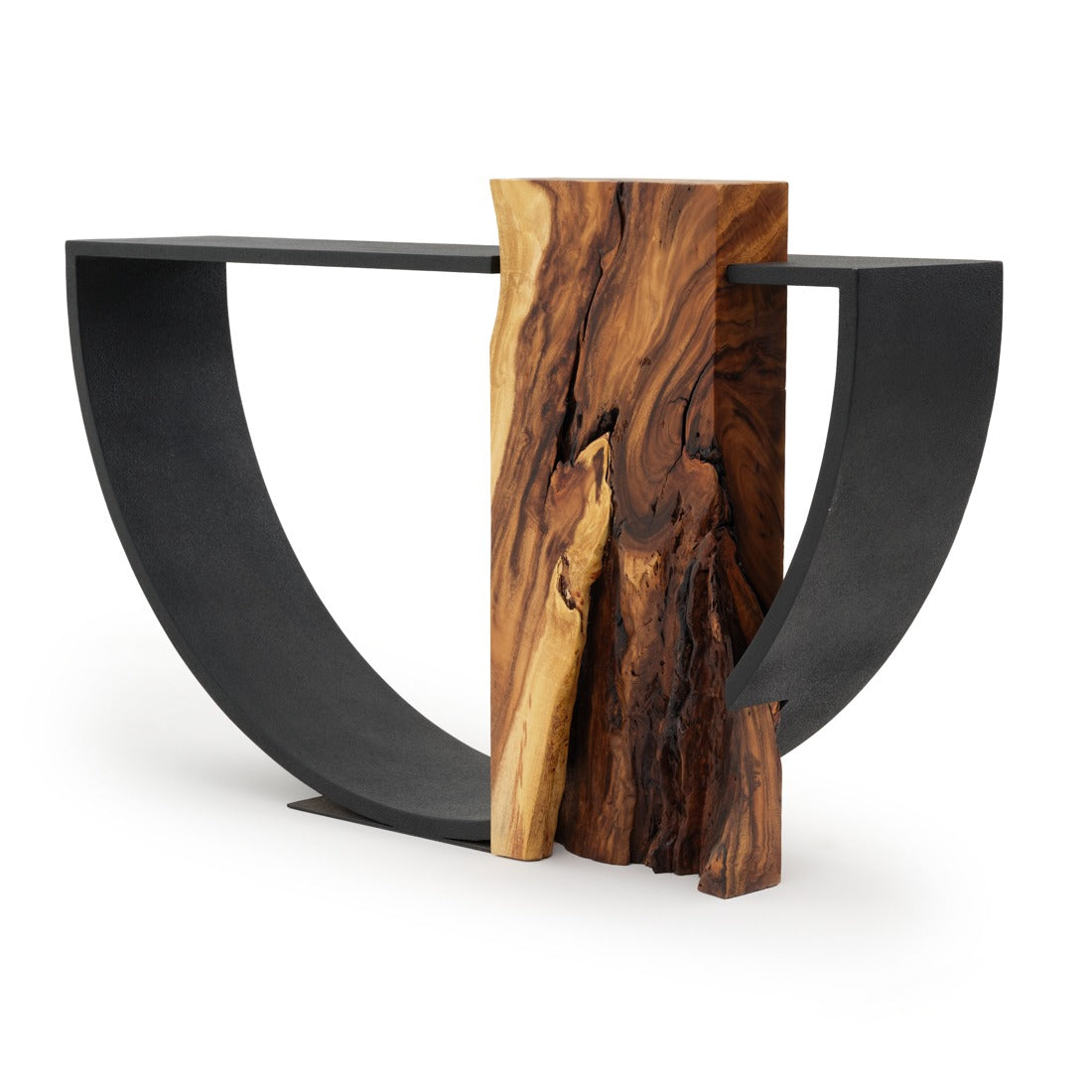 Nalca Wood Console Table Black