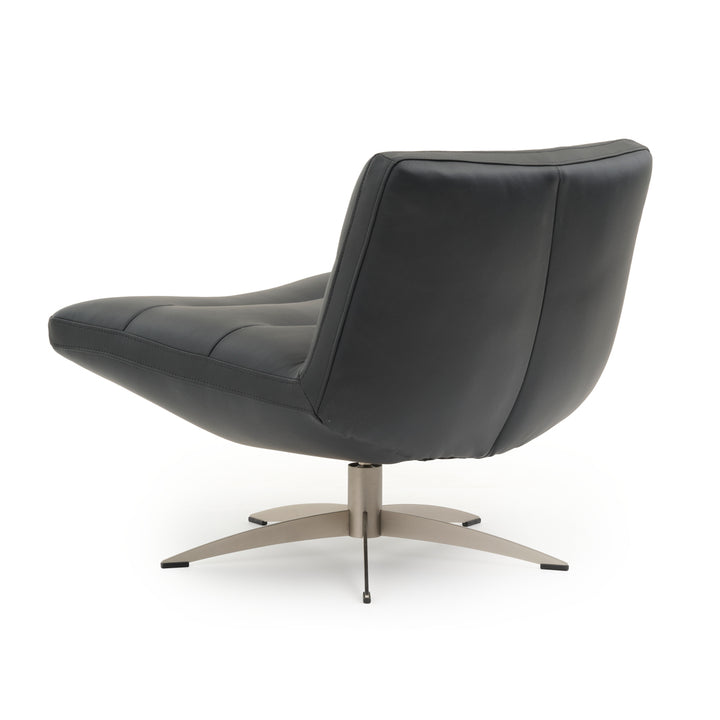 Windy Swivel Accent Chair Black