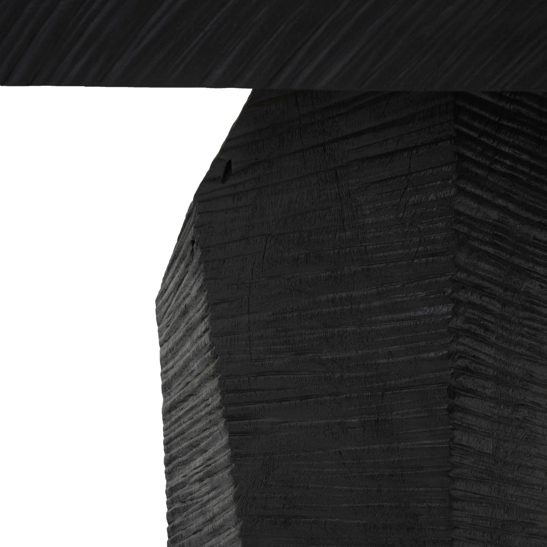 Welta Wood Console Table Black