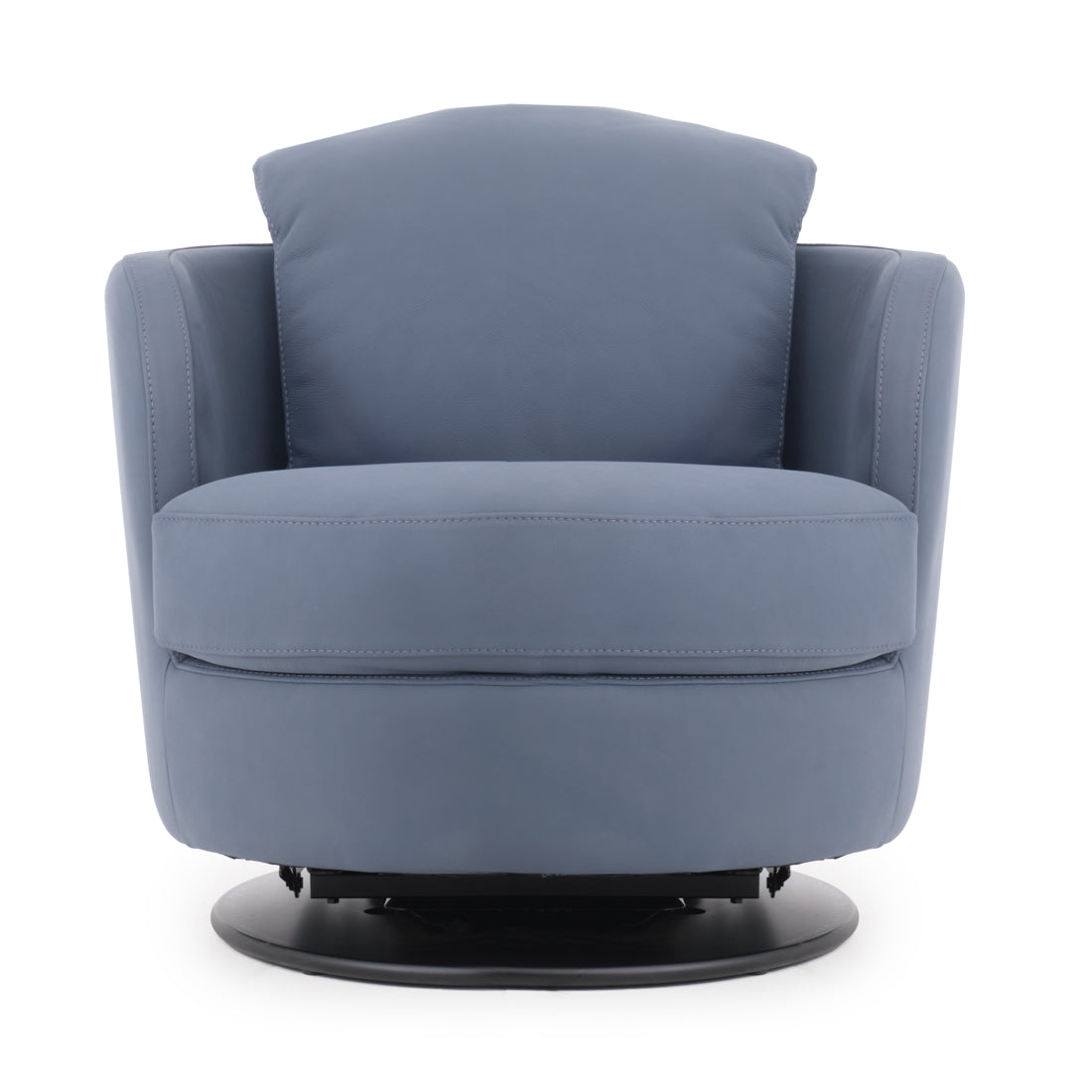 Wedia Swivel Accent Chair Dark Blue